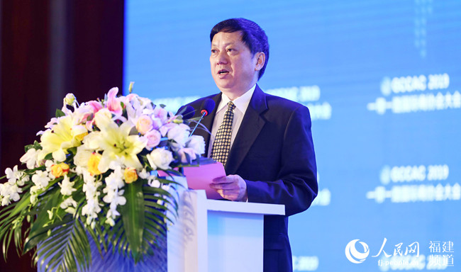 福州市委副書記、市長尤猛軍推介福州 組委會供圖