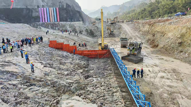 施工現(xiàn)場(chǎng)。福建省水利廳供圖