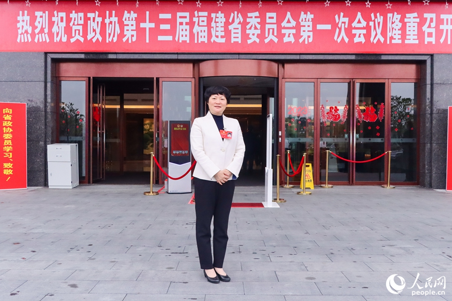 福建省政協(xié)委員、南平市政協(xié)主席林斌。人民網(wǎng) 劉卿攝