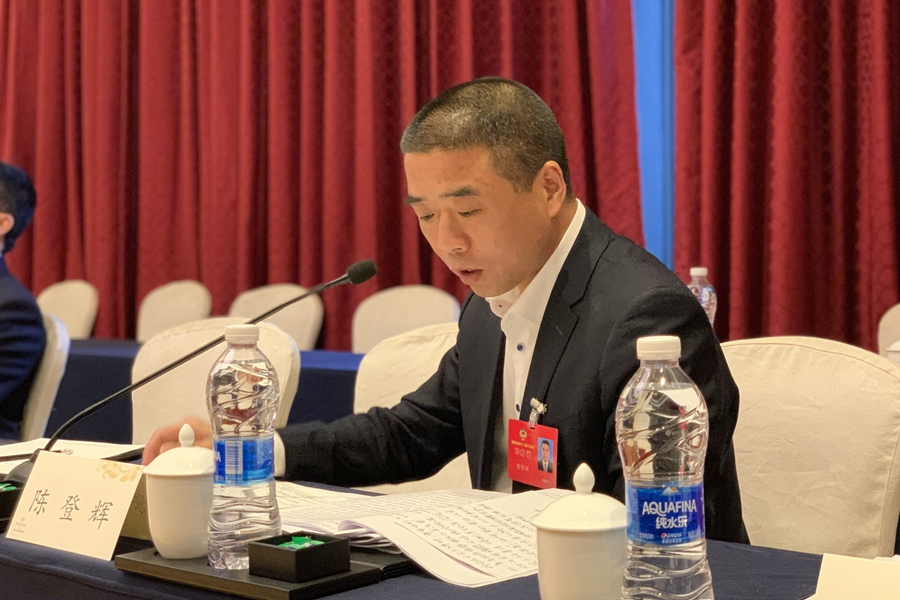 福建省政協(xié)委員、福建三明兄弟公路港有限公司總裁陳登輝。受訪者供圖