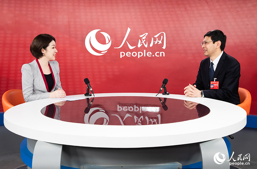 許鋒接受人民網(wǎng)專訪。 人民網(wǎng)?焦艷攝