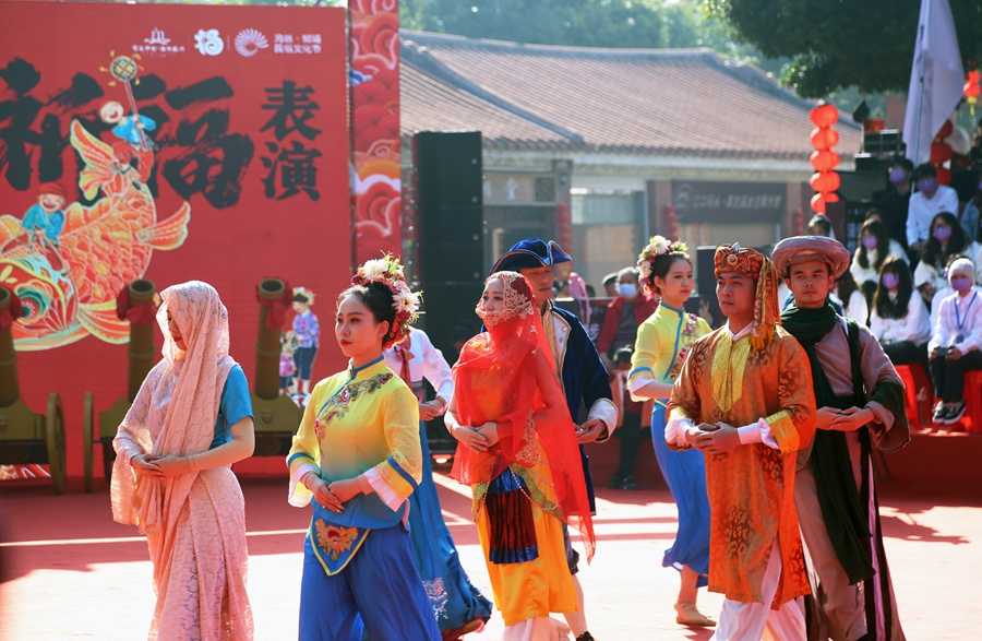 2月18日至19日，“漫步海絲 悅見豐澤”2023年豐澤區(qū)“海絲·蟳埔”民俗文化節(jié)在泉州開啟。豐澤區(qū)宣傳部供圖