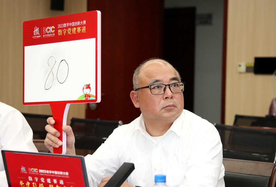 專家評委打分。謝澤鏵攝