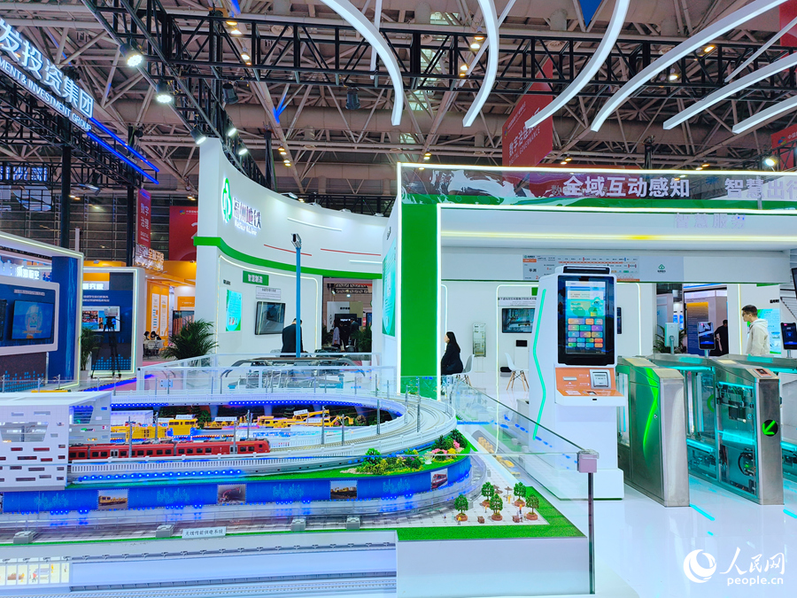 5 博覽會中展示的福州地鐵。陳遴攝