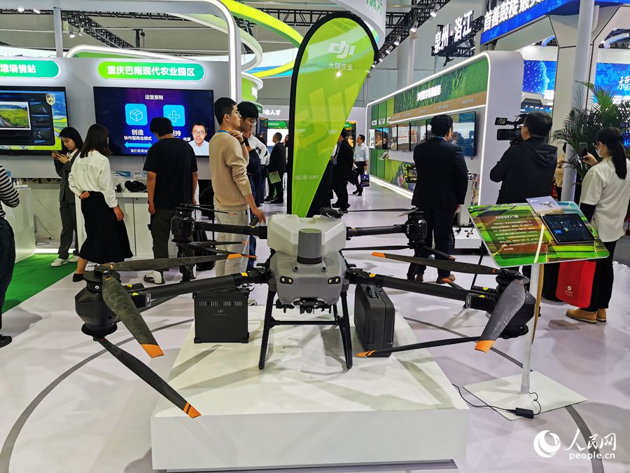 T50農(nóng)業(yè)無人飛機(jī)。人民網(wǎng) 葉青卿攝