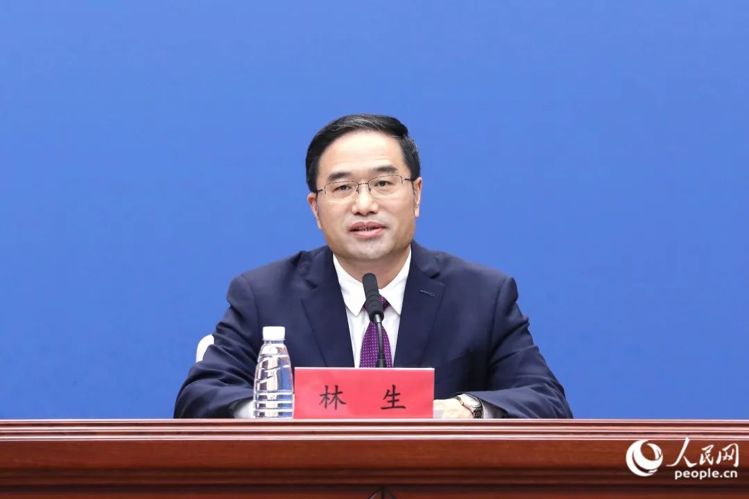 福建省禁毒委副主任、省委教育工委副書記、省教育廳黨組成員林生。人民網(wǎng) 陳永整攝