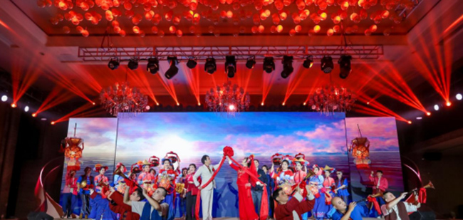  泉州：海峽兩岸（晉江金井·圍頭）七夕返親節(jié)。