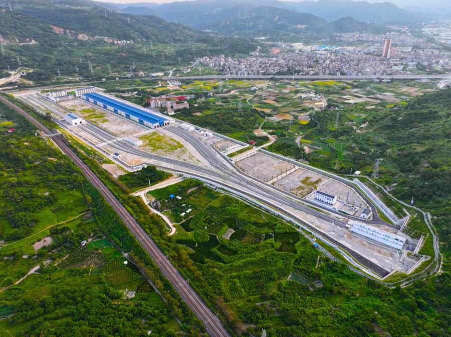 福州南動車二所動車檢修庫。福州動車段供圖