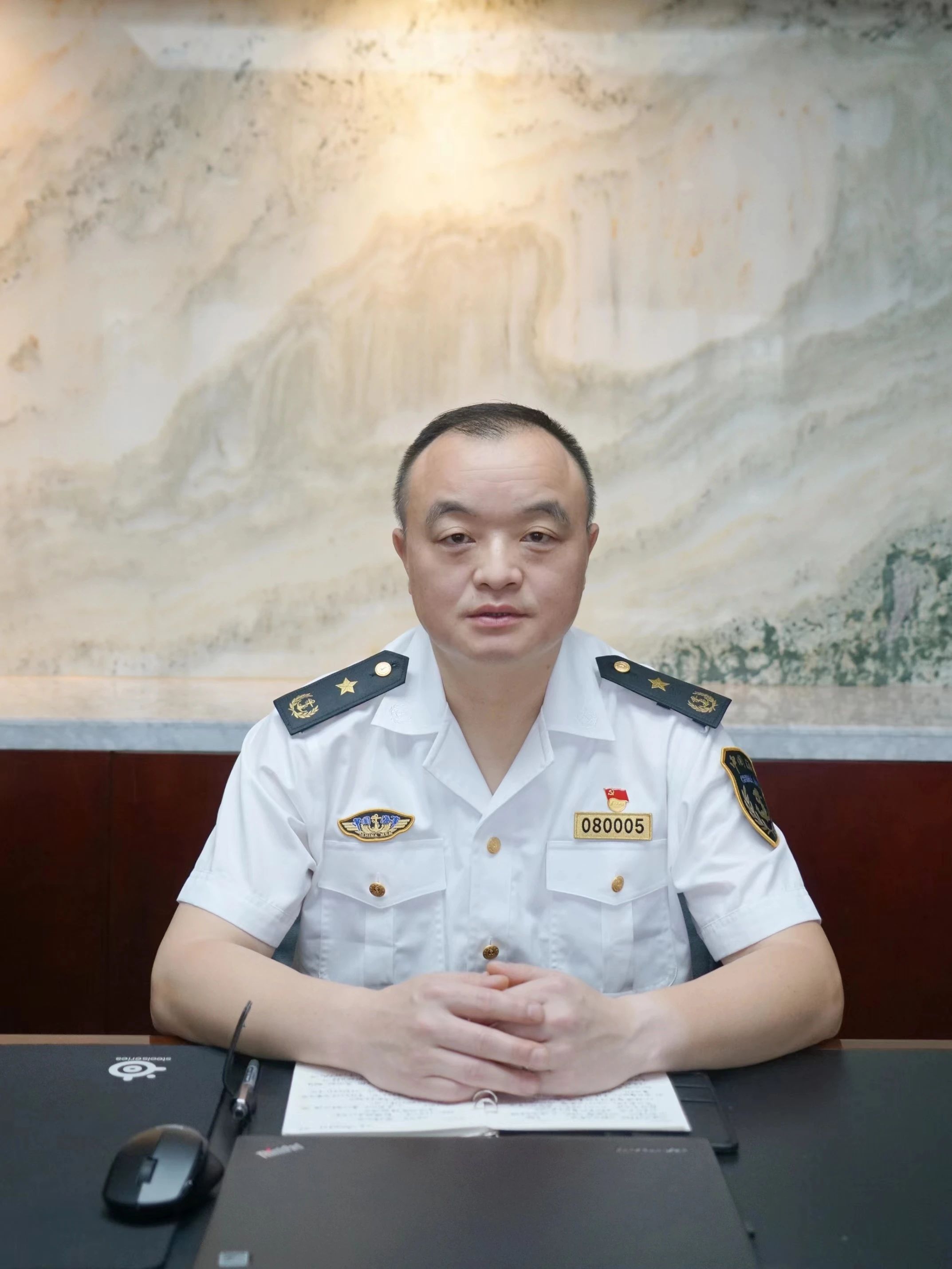 董國(guó)松(福建海事局供圖)