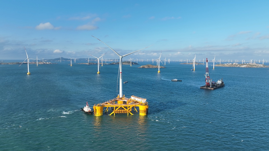 莆田南日島海上風電場。林啟鑫攝