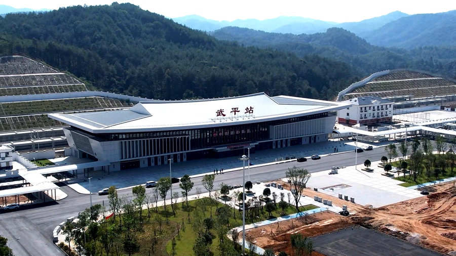 龍龍高鐵武平站。張城鑫攝