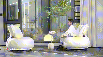 客廳霧化玻璃。人民網(wǎng)記者 陳博制