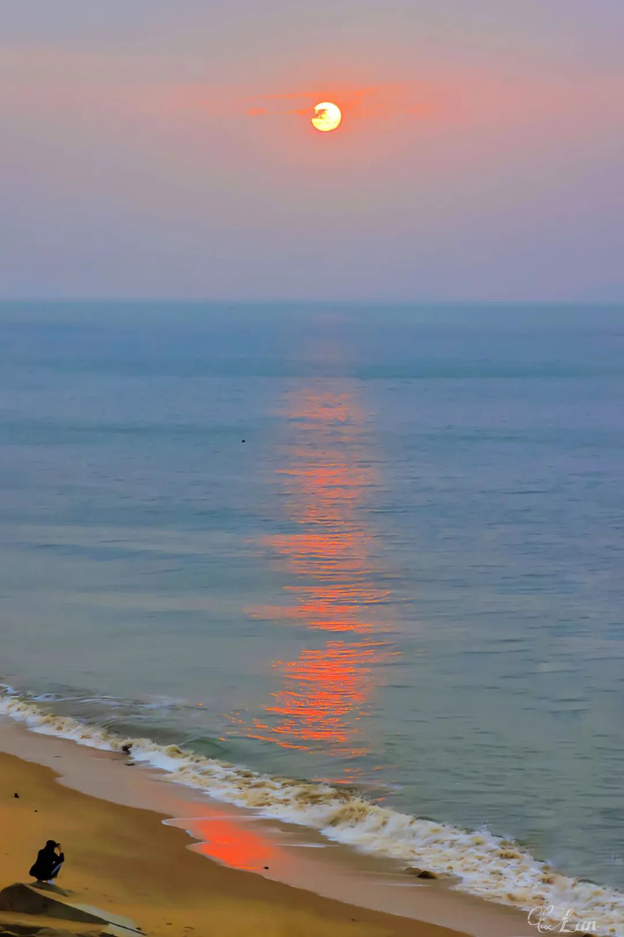 漳州平和縣大芹山拍攝的日出。陳俊藝攝