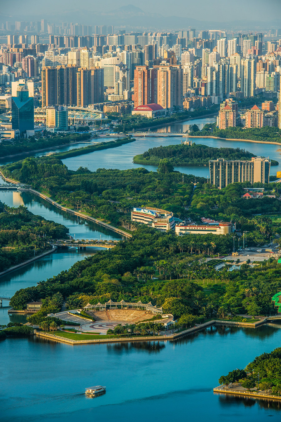 綠色白鷺洲。吳偉攝