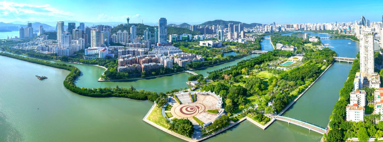 廈門“城市會客廳”筼筜湖。人民網(wǎng)記者 陳博攝