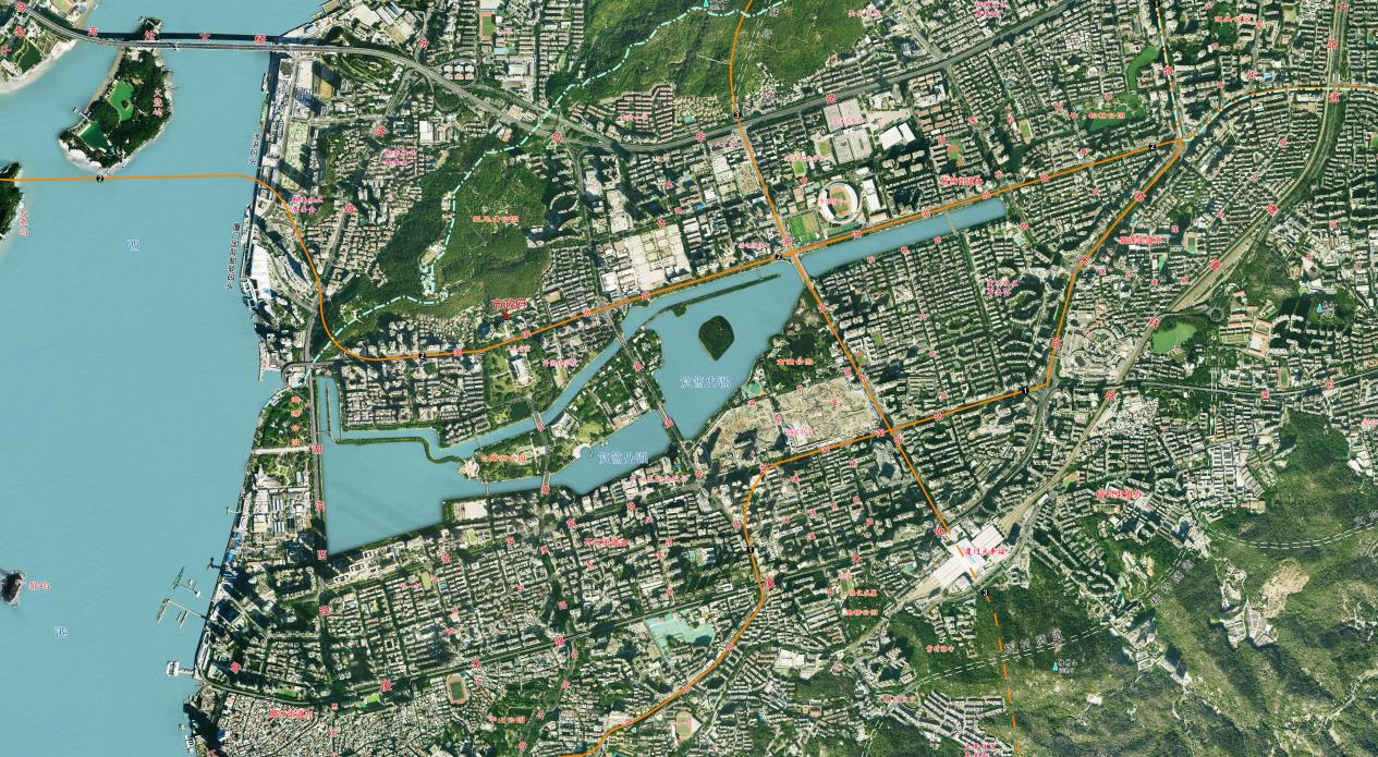 治理后，2022年的筼筜湖。