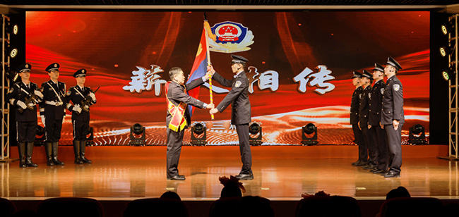 晚會(huì)表演現(xiàn)場(chǎng)。安溪縣公安局供圖