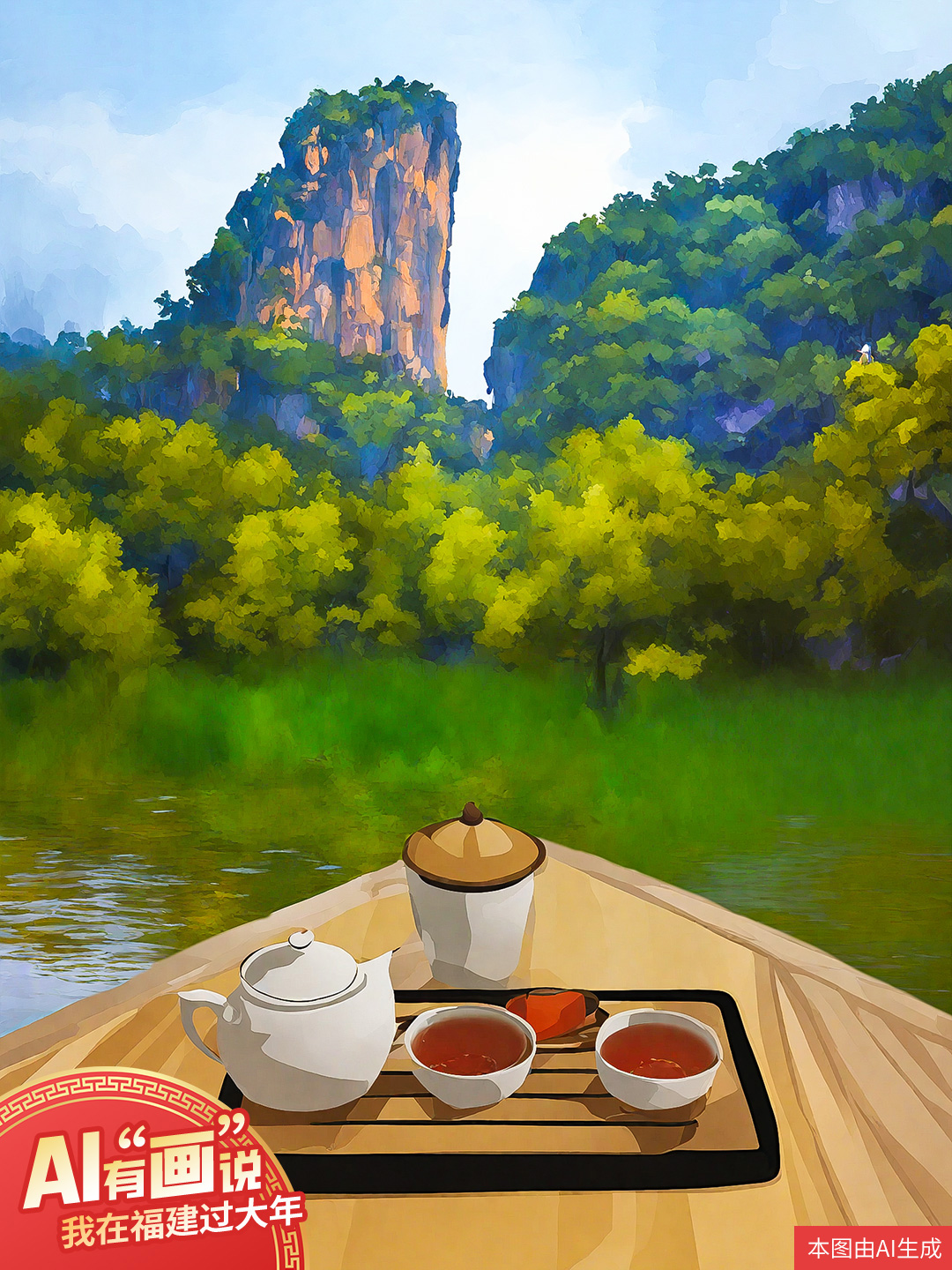 比如，在南平喝喝茶