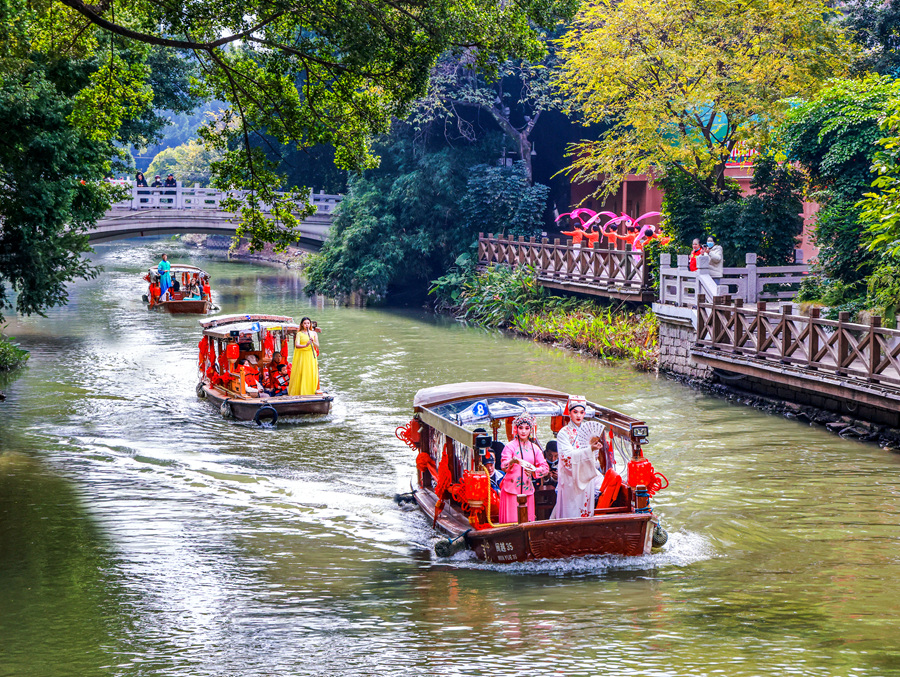 福州的“水中福道”。李琴攝