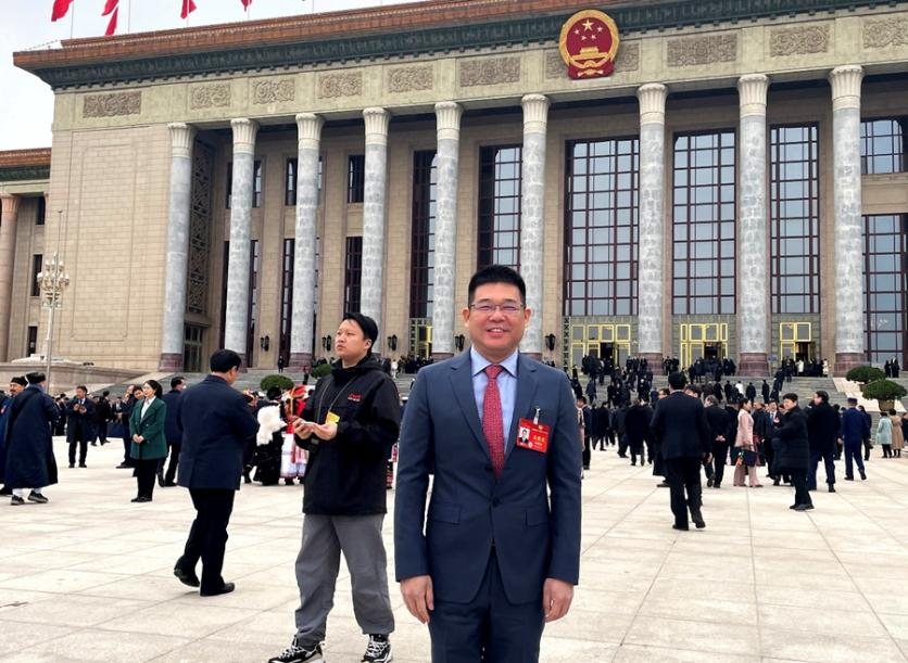 全國(guó)政協(xié)委員、九牧集團(tuán)黨委書記兼董事長(zhǎng)林孝發(fā)。受訪者供圖