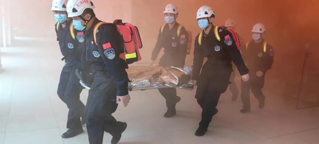 開展應急演練。