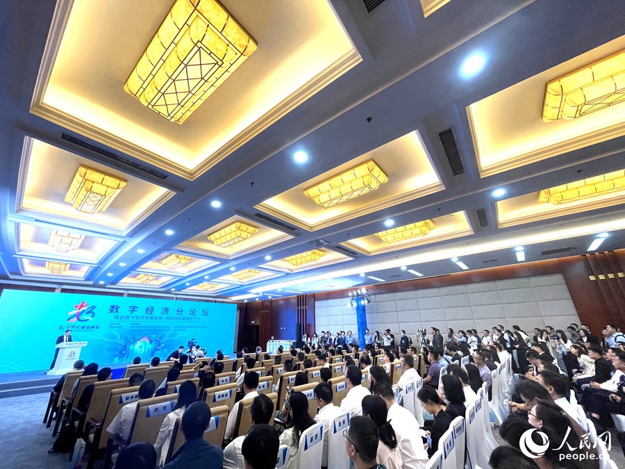 數(shù)字經(jīng)濟分論壇。人民網(wǎng)記者 陳藍燕攝