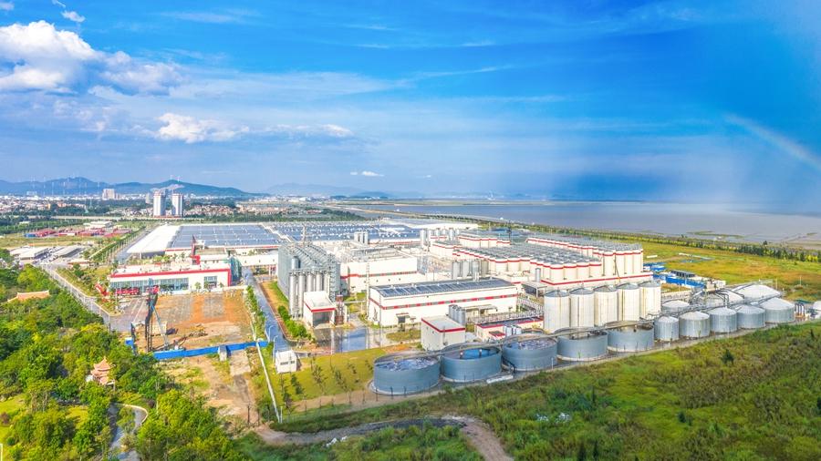 百威雪津位于莆田市涵江區(qū)的生產(chǎn)園區(qū)。蔡昊攝