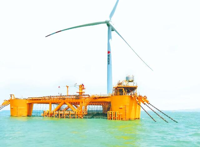 南日鎮(zhèn)海上風電場。莆田局供圖