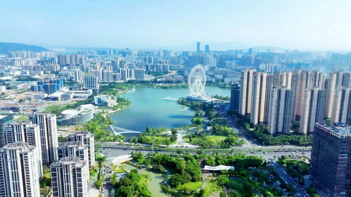 晉安湖公園。福州市晉安區(qū)供圖