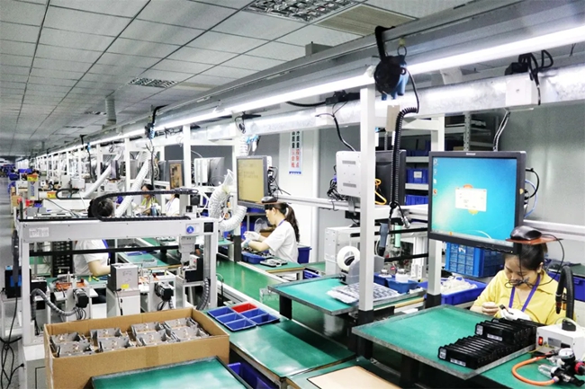 琪祥電子生產車間。