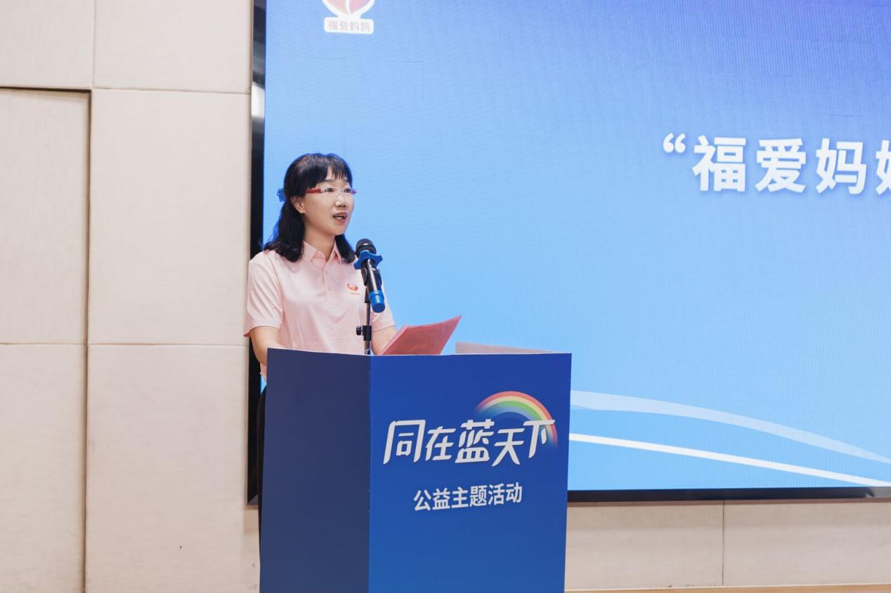 閩清縣7997公益組織志愿者，“福愛媽媽”代表俞美容。主辦方供圖