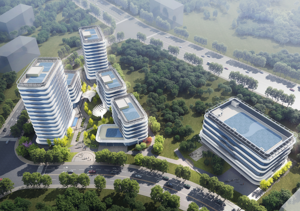 安發(fā)科創(chuàng)總部暨安發(fā)本草生命健康創(chuàng)新研究苑項(xiàng)目建成效果圖。鄭春源供圖