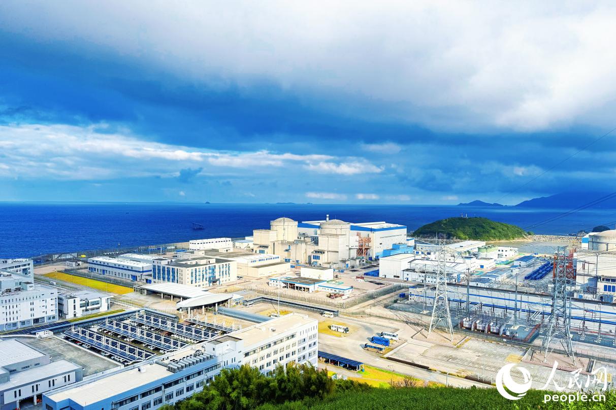 寧德核電廠區(qū)。人民網(wǎng) 李唯一攝