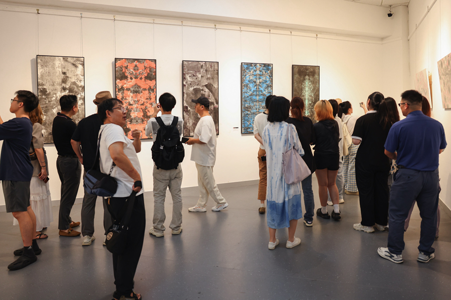 畫展現(xiàn)場。主辦方供圖