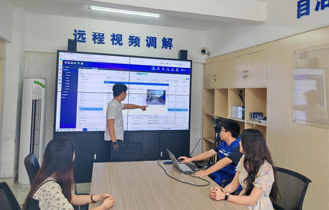 遠程視頻調(diào)解現(xiàn)場。詔安縣融媒體中心供圖