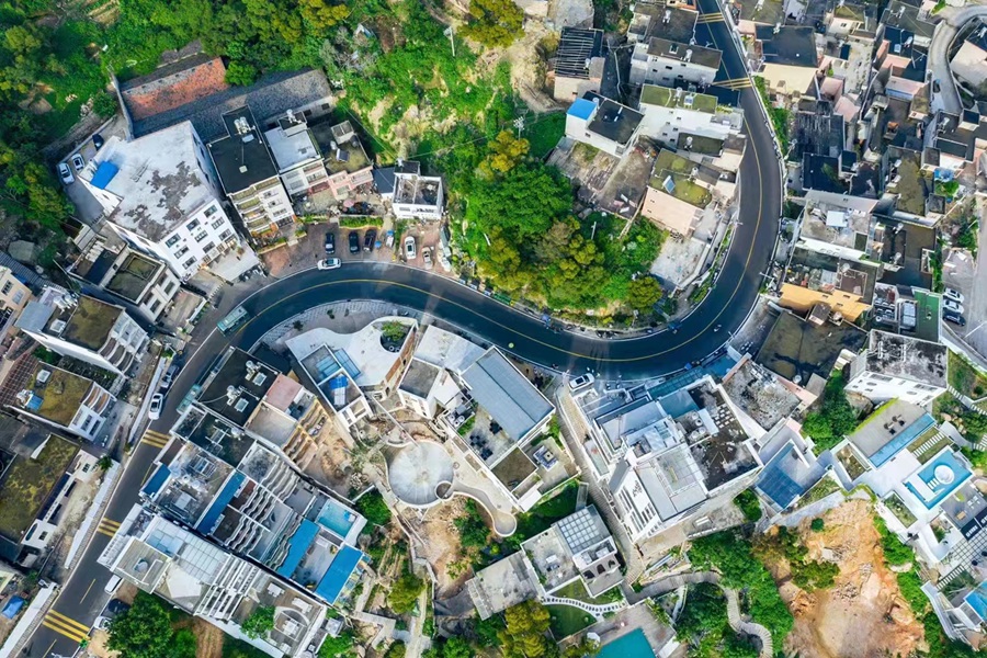 東壁村航拍圖。韓星供圖