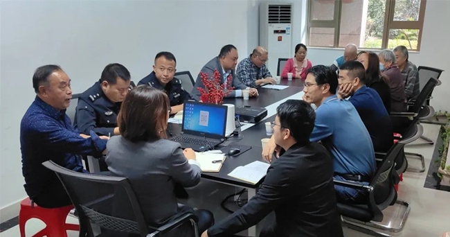 面對(duì)面商談，近距離服務(wù)群眾