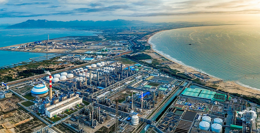 古雷石化基地。李晉泰攝