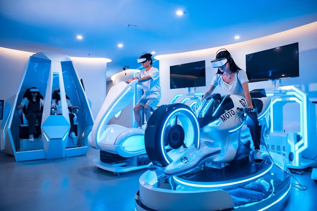 福州軟件職業(yè)技術學院內(nèi)的VR實訓室。圖片來源網(wǎng)龍網(wǎng)絡公司