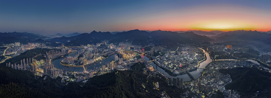 安溪城區(qū)全景圖。安溪縣委宣傳部供圖