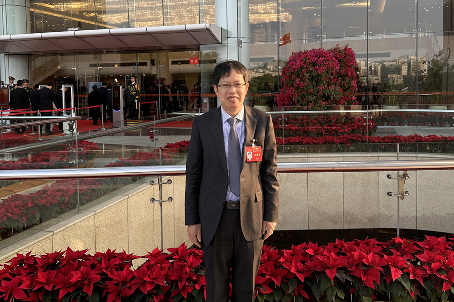 福建省政協(xié)委員、九三學(xué)社福建省委會常委馬祥慶。受訪者供圖