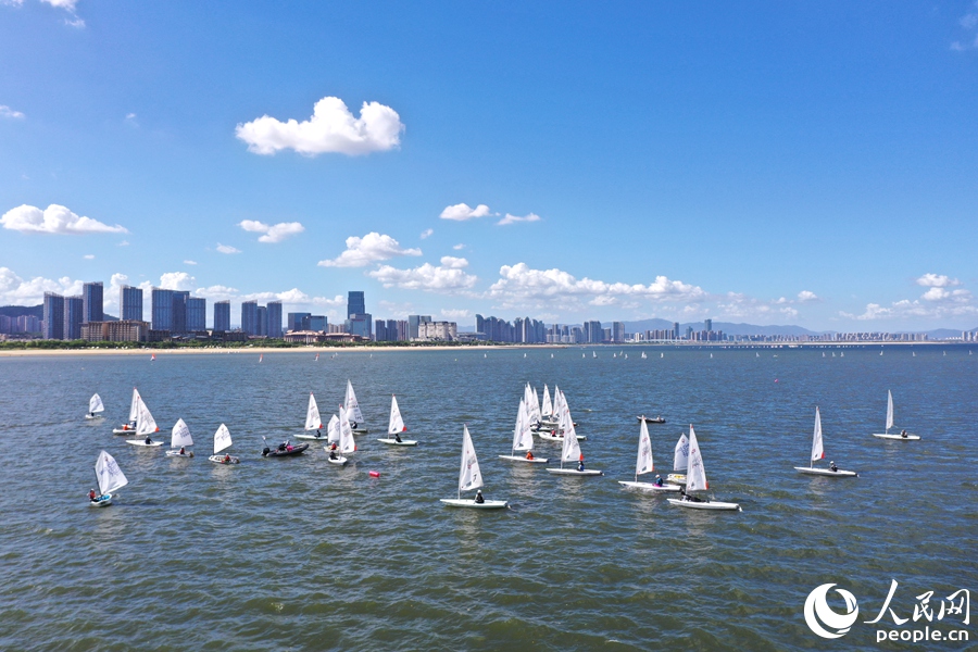 環(huán)東浪漫線已是備受青睞的廈門新打卡點(diǎn)（資料圖）。人民網(wǎng)記者 陳博攝