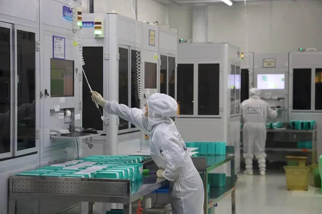 福建晶安光電有限公司生產(chǎn)車間