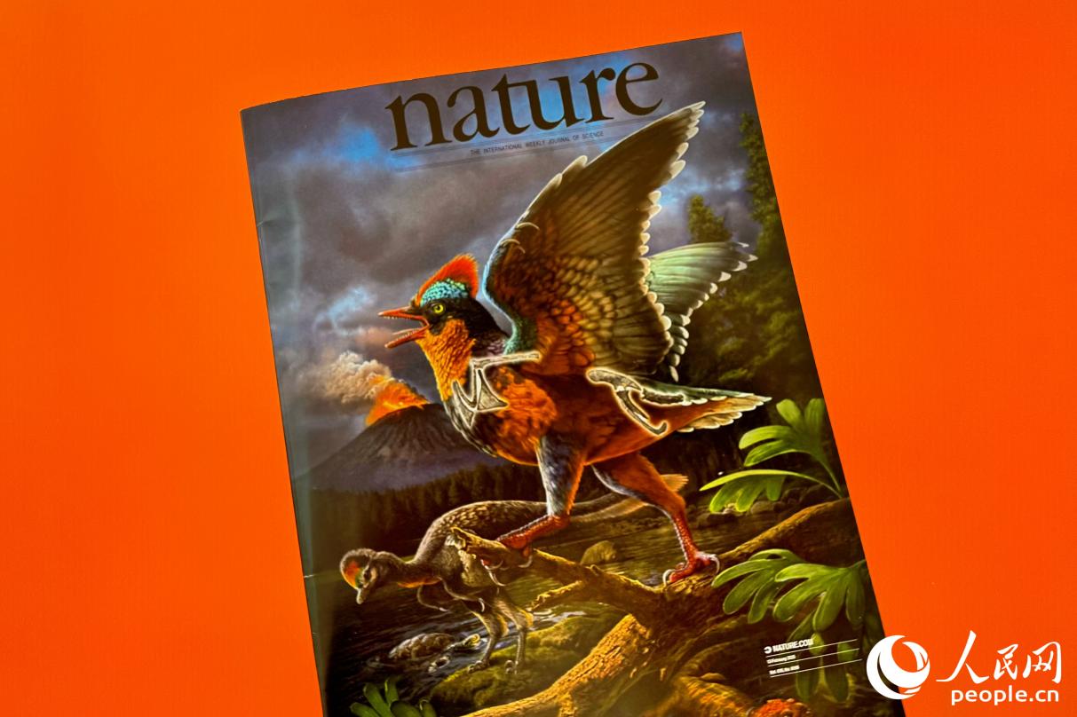 發(fā)表“政和八閩鳥”相關研究成果的《自然》期刊。人民網(wǎng) 李唯一攝