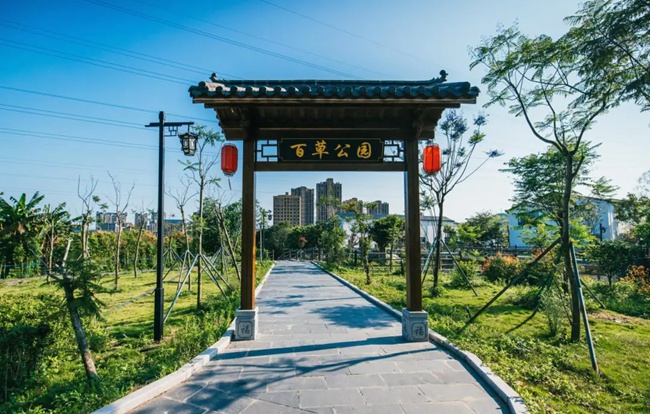 環(huán)境改造后建成的公園