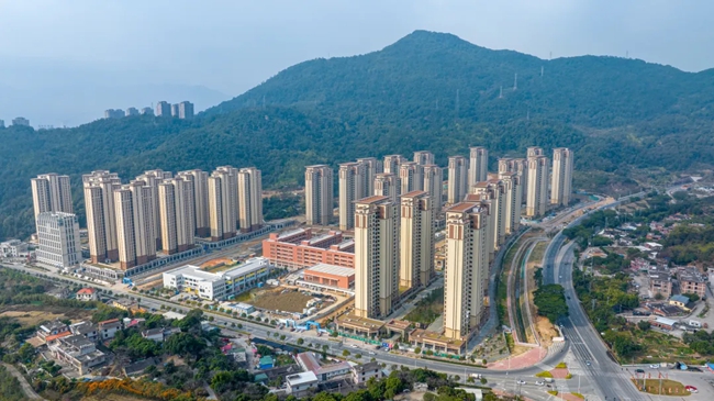 泉州白瀨水利樞紐工程參內(nèi)安置區(qū)B地塊(溪禾盛景小區(qū))。黃東華攝