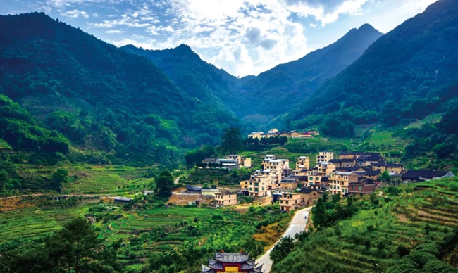 風(fēng)情畬鄉(xiāng)云門(mén)村。李洪元攝