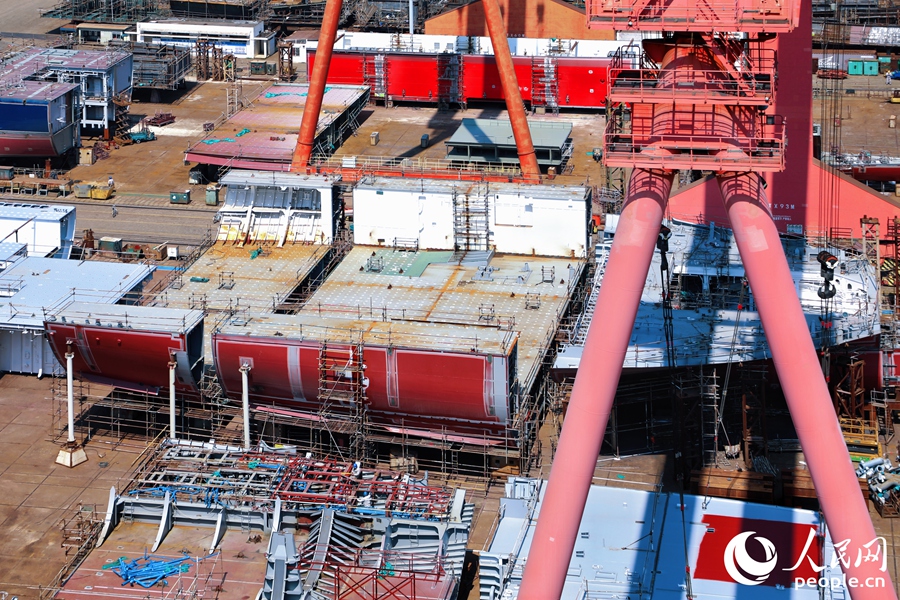 馬尾造船廠區(qū)。人民網(wǎng) 李唯一攝