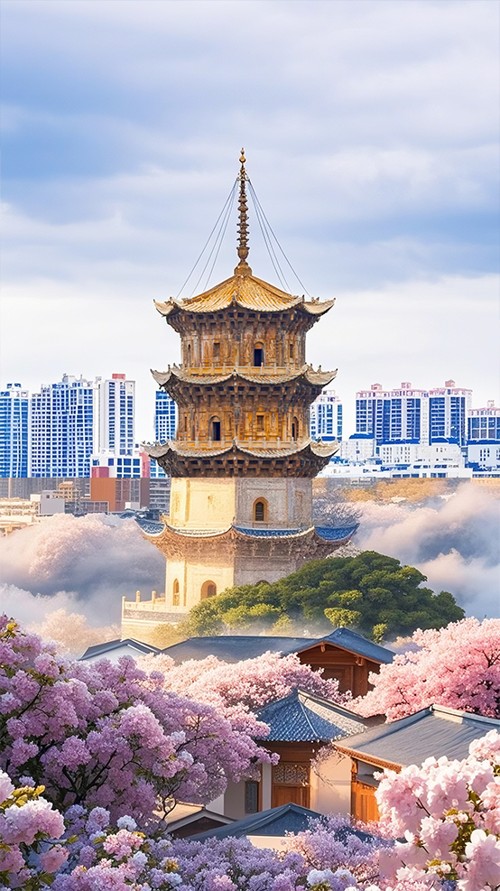 AI生圖·泉州西街(拼版圖片)