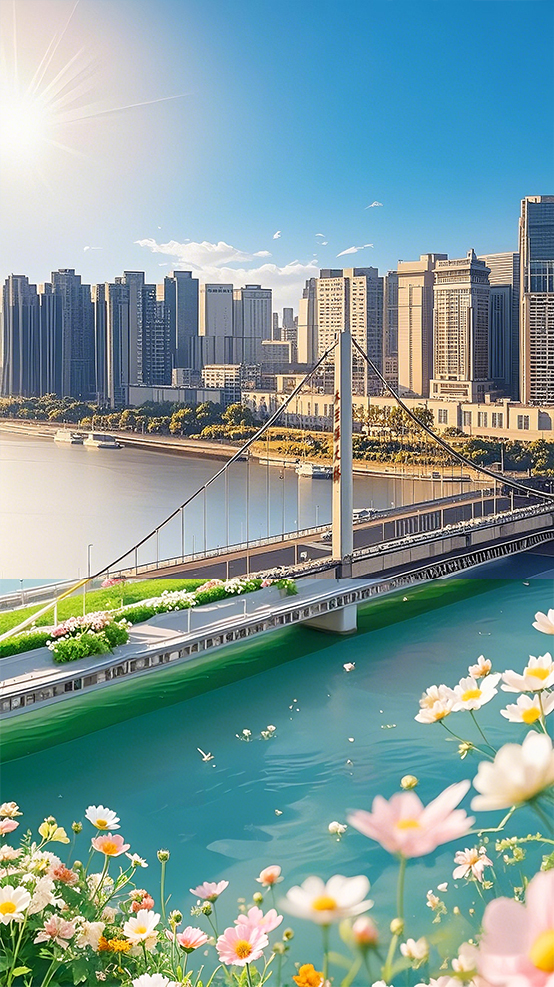 AI生圖·莆田木蘭溪大橋(拼版圖片)